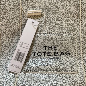 Marc Jacobs The Tote Bag Medium Leather Crackle Print